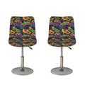 Mardi Gras Festival Pattern Print Bar Stool Covers