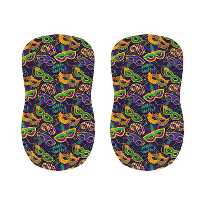 Mardi Gras Festival Pattern Print Bar Stool Covers