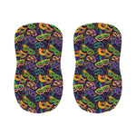 Mardi Gras Festival Pattern Print Bar Stool Covers