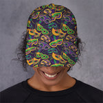 Mardi Gras Festival Pattern Print Baseball Cap