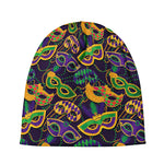 Mardi Gras Festival Pattern Print Beanie