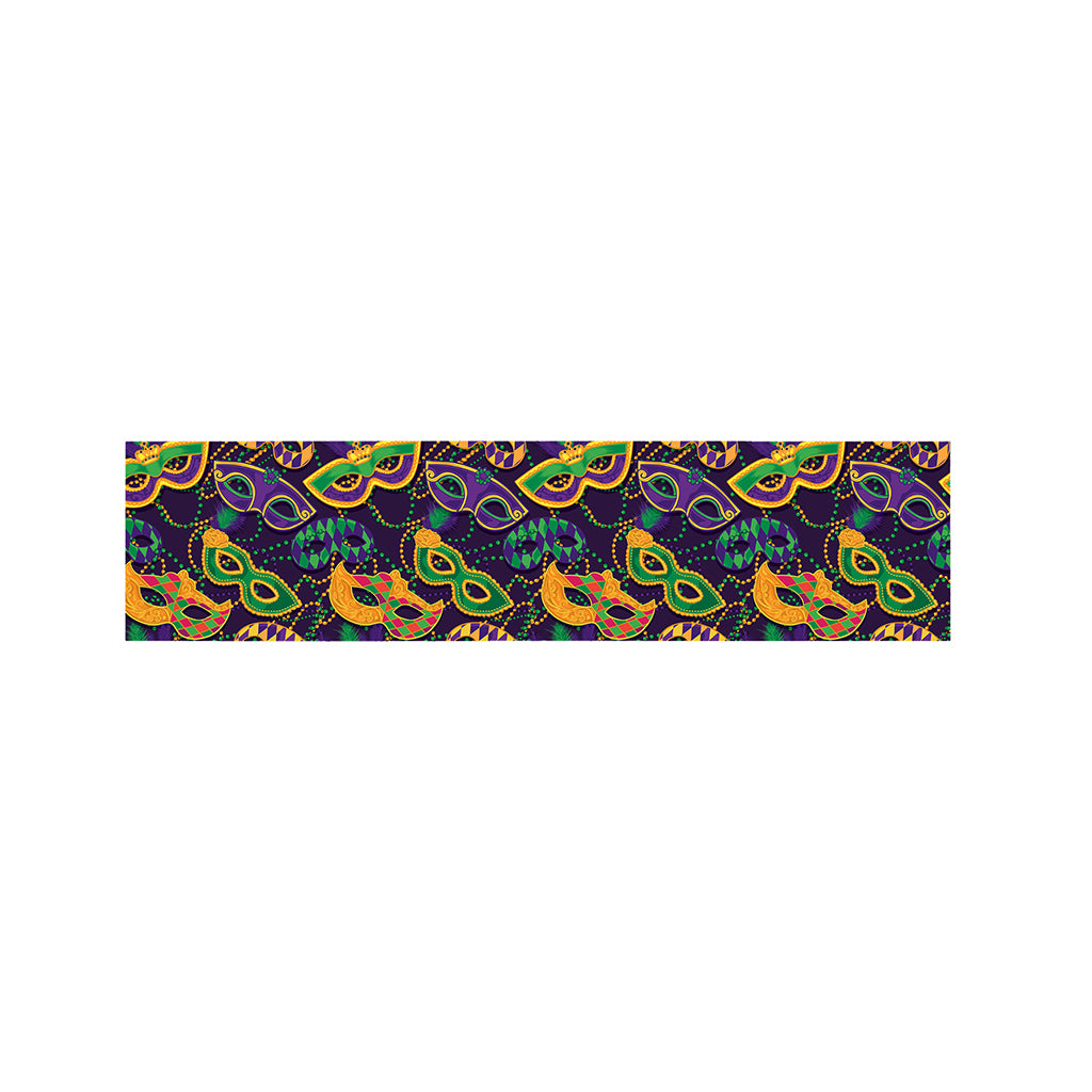 Mardi Gras Festival Pattern Print Bed Runner