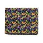 Mardi Gras Festival Pattern Print Bifold Wallet