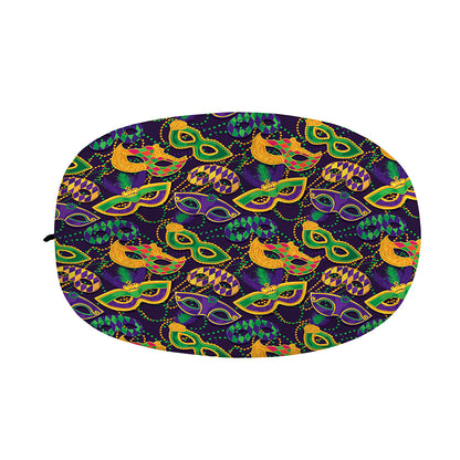 Mardi Gras Festival Pattern Print Car Side Mirror Covers