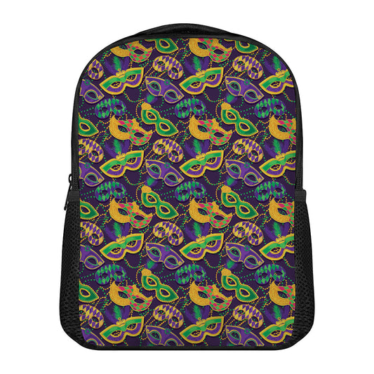 Mardi Gras Festival Pattern Print Casual Backpack