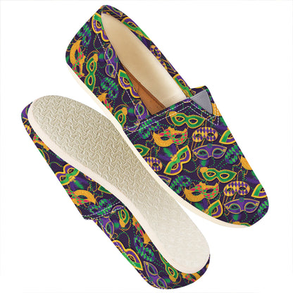 Mardi Gras Festival Pattern Print Casual Shoes