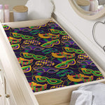 Mardi Gras Festival Pattern Print Changing Pad Cover