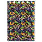 Mardi Gras Festival Pattern Print Curtain