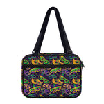Mardi Gras Festival Pattern Print Double Strap Bible Bag