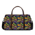 Mardi Gras Festival Pattern Print Duffle Bag