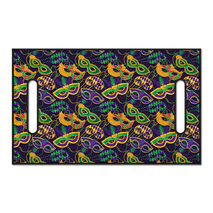 Mardi Gras Festival Pattern Print Golf Cart Seat Cover