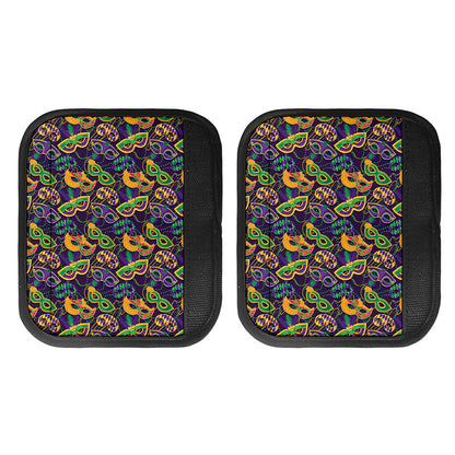 Mardi Gras Festival Pattern Print Handle Covers