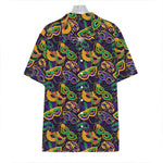 Mardi Gras Festival Pattern Print Hawaiian Shirt
