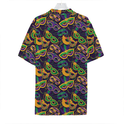 Mardi Gras Festival Pattern Print Hawaiian Shirt