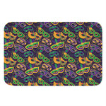 Mardi Gras Festival Pattern Print Indoor Door Mat