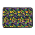 Mardi Gras Festival Pattern Print Kitchen Mat