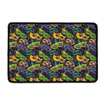 Mardi Gras Festival Pattern Print Kitchen Mat