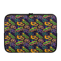 Mardi Gras Festival Pattern Print Laptop Sleeve