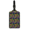 Mardi Gras Festival Pattern Print Luggage Tag