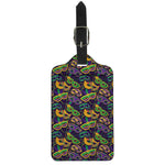 Mardi Gras Festival Pattern Print Luggage Tag
