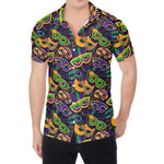 Mardi Gras Festival Pattern Print Men's Shirt