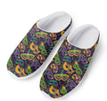 Mardi Gras Festival Pattern Print Mesh Casual Shoes