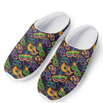 Mardi Gras Festival Pattern Print Mesh Casual Shoes