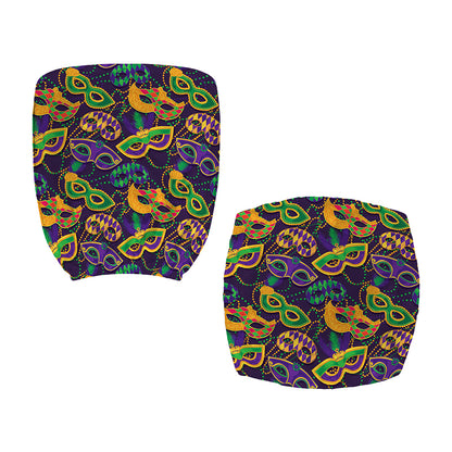 Mardi Gras Festival Pattern Print Office Chair Cover