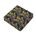 Mardi Gras Festival Pattern Print Outdoor Seat Cushion Cover