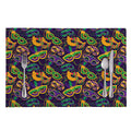 Mardi Gras Festival Pattern Print Placemat