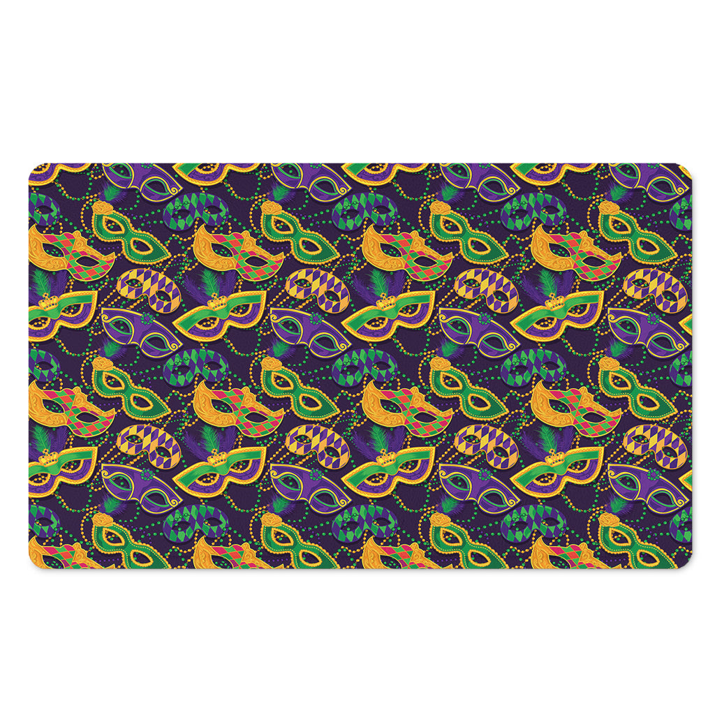 Mardi Gras Festival Pattern Print Polyester Doormat