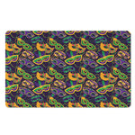 Mardi Gras Festival Pattern Print Polyester Doormat