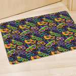 Mardi Gras Festival Pattern Print Polyester Doormat