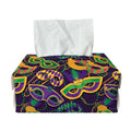 Mardi Gras Festival Pattern Print Rectangle Tissue Box Cover