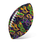 Mardi Gras Festival Pattern Print Rugby Ball