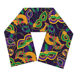 Mardi Gras Festival Pattern Print Scarf