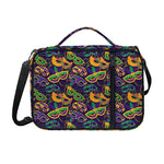 Mardi Gras Festival Pattern Print Shoulder Strap Bible Bag