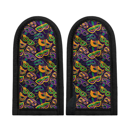 Mardi Gras Festival Pattern Print Skillet Handle Cover