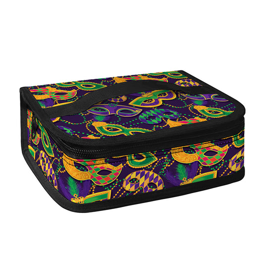 Mardi Gras Festival Pattern Print Small Lunch Bag