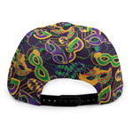Mardi Gras Festival Pattern Print Snapback Cap