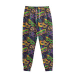 Mardi Gras Festival Pattern Print Sweatpants