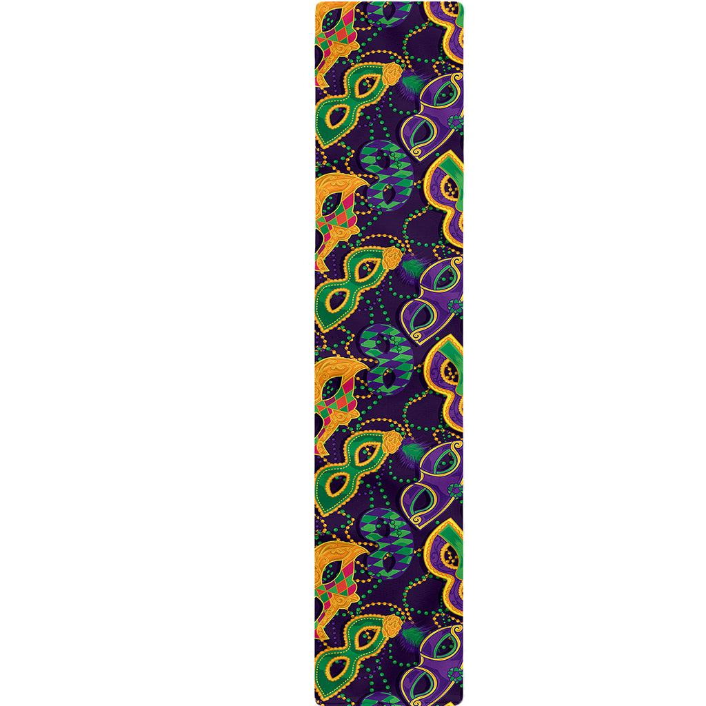 Mardi Gras Festival Pattern Print Table Runner