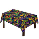 Mardi Gras Festival Pattern Print Tablecloth
