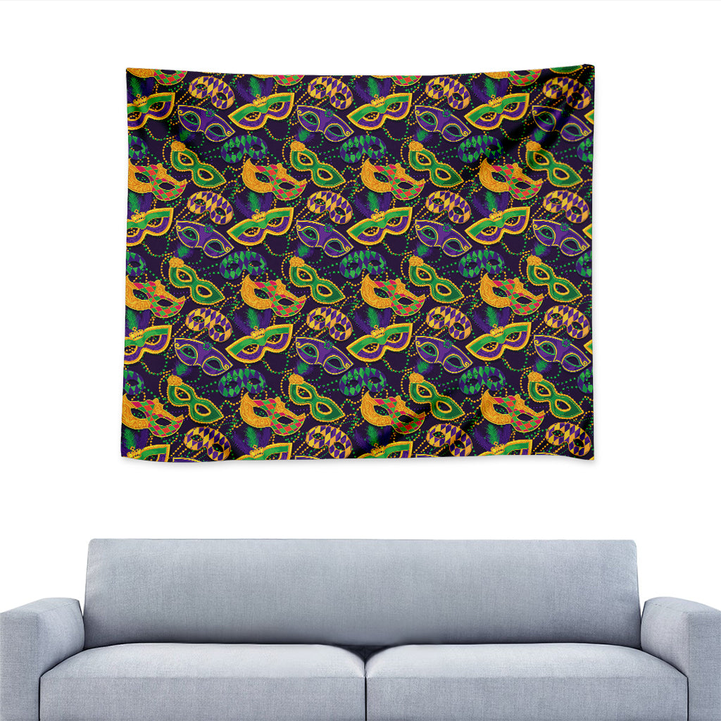 Mardi Gras Festival Pattern Print Tapestry