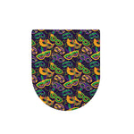 Mardi Gras Festival Pattern Print Toilet Lid Cover