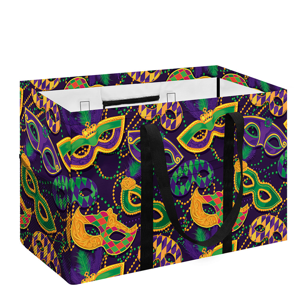 Mardi Gras Festival Pattern Print Utility Tote Bag