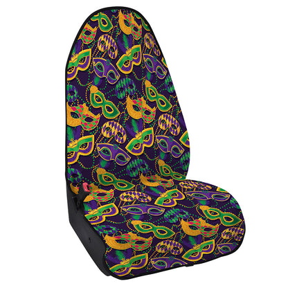 Mardi Gras Festival Pattern Print Waterproof Car Seat Cover