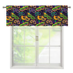 Mardi Gras Festival Pattern Print Window Valance