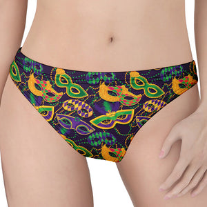 Mardi Gras Festival Pattern Print Women's Thong