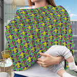 Mardi Gras Fleur De Lis Pattern Print Baby Seat Cover